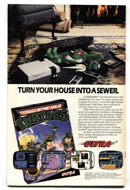 Teenage Mutant Ninja Turtles Adventures #4 - 1989 - Archie - VF+ - comic book