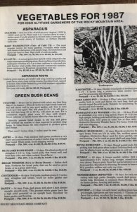 The Rocky Mountains seat Company 1987 catalog,64p