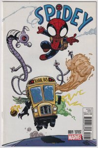 Spidey #1 Young Cover (2016) Spider-Man