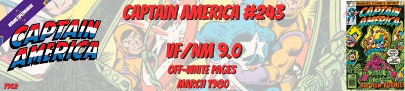 Captain America 243 VF/NM 9.0 Marvel 1980