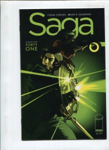 SAGA #41 - ERROR ON COVER; DARK PRINTING! - (9.2)