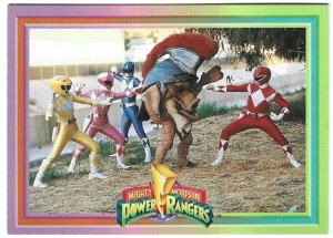 1994 Mighty Morphin Power Rangers #60 Pig Fight