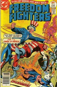 Freedom Fighters #8 FN ; DC | Uncle Sam