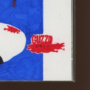 (2011) Vampirella #1: LAURA GUZZO SIGNED/REMARKED SKETCH COVER! AUTHENTIX! (9.2)