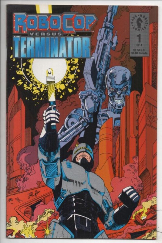ROBOCOP vs TERMINATOR #1, VF/NM, Frank Miller, Simonson, 1992, w/ insert