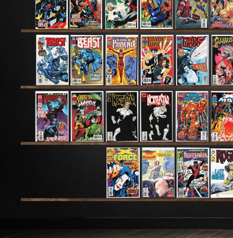 Huge Lot 150+ Comics with X-Man, The New Mutants, X-Force & More!