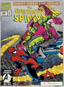 Spectacular Spider-Man 200 Marvel 1993 NM Foil Cover Green Goblin Giant Size