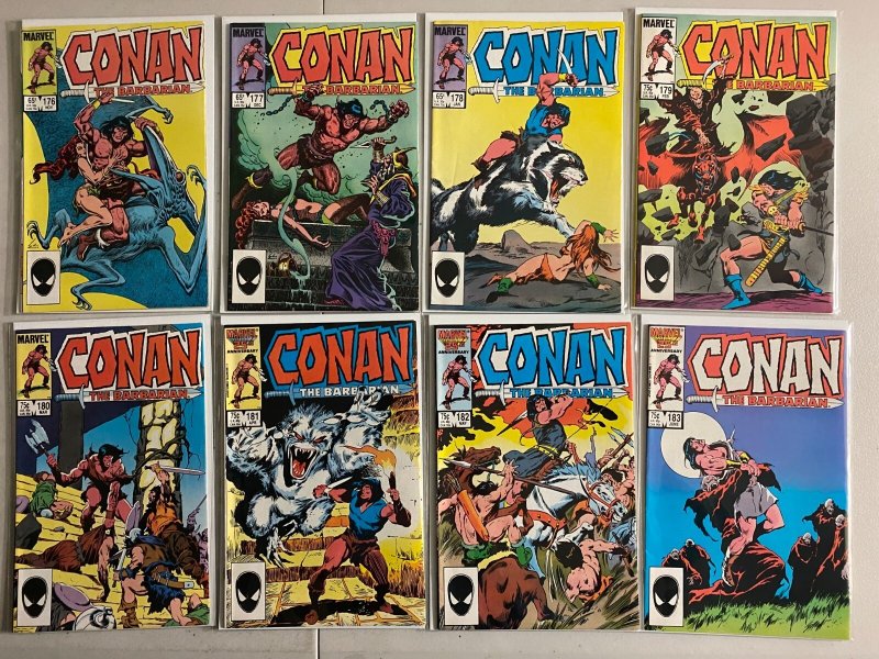Conan the Barbarian lot #160-200 + 4 Ann. Marvel (average 6) 45 diff (1984-'87)