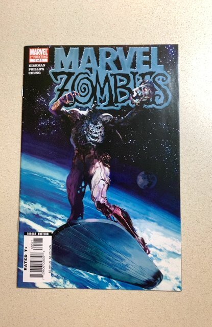 Marvel Zombies #5 (2006) Arthur Suydam 2nd Printing Silver Surfer Variant Cover