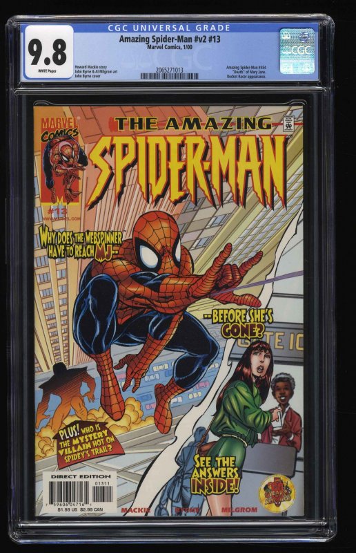 Amazing Spider-Man #13 CGC NM/M 9.8 White Pages