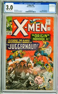 The X-Men #12 (1965) CGC 3.0! 1st Appearance of the Juggernaut!