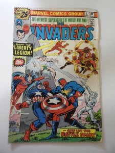 The Invaders #6 (1976) GD Condition Moisture stains