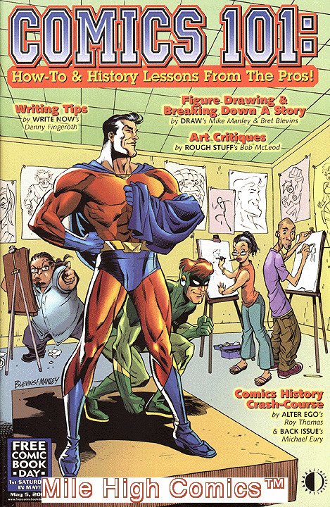 COMICS 101: HOW-TO & HISTORY LESSONS FROM THE PROS! (2007  #1 FCBD Near Mint