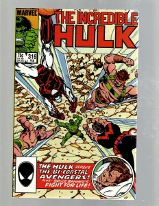 12 Incredible Hulk Comics #300 301 302 306 307 308 311 312 314 315 316 317 GB2