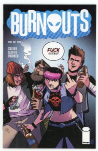Burnouts #1 Geoffo CBLDF Charity Uncensored Variant NM