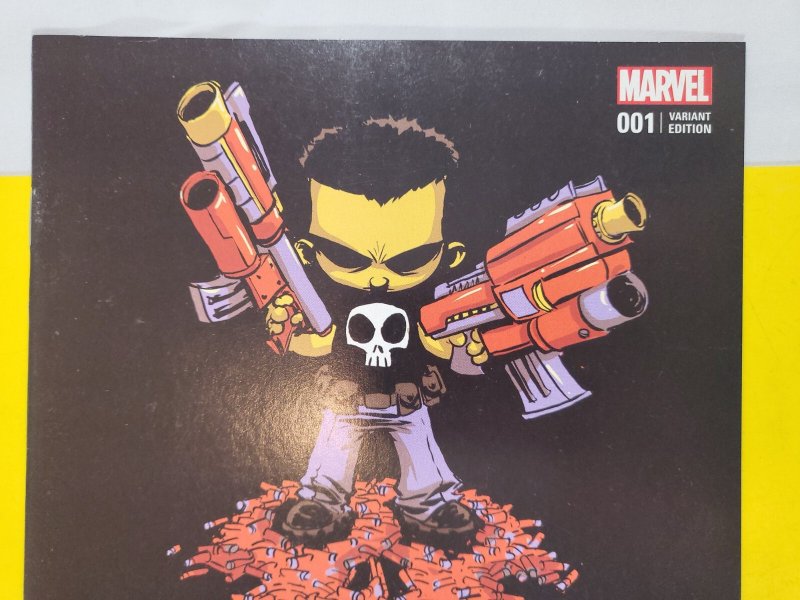 The Punisher #1 Skottie Young Variant 2016 Marvel Comics See Photos/Notes