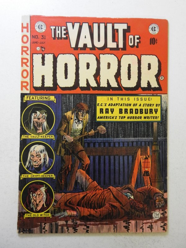 Vault of Horror #31 (1953) VG+ Condition 1 in cumulative spine split