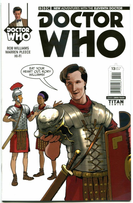 DOCTOR WHO #13 A, NM, 11th, Tardis, 2014, Titan, 1st, more DW in store, Sci-fi