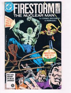 Firestorm The Nuclear Man #51 VF DC Comics Flash TV Comic Book 1986 DE21