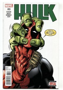 Hulk #13 2015 Deadpool cover. marvel NM-