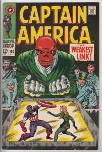 Captain America #103 (Jul-68) NM- High-Grade Captain America