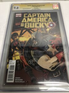 Captain America And Bucky  (2012) #626 (CGC 9.8 SS) Signed By F. Francavilla