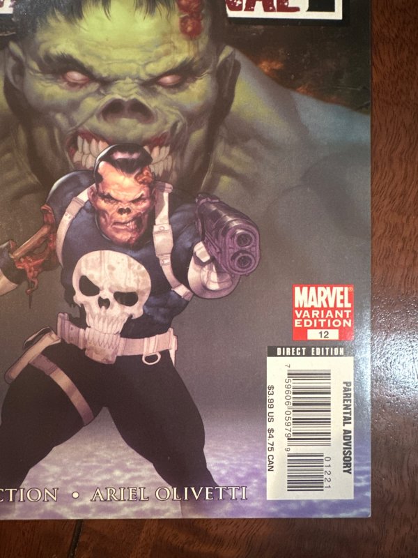 Punisher War Journal #12 Zombie Cover (2007)