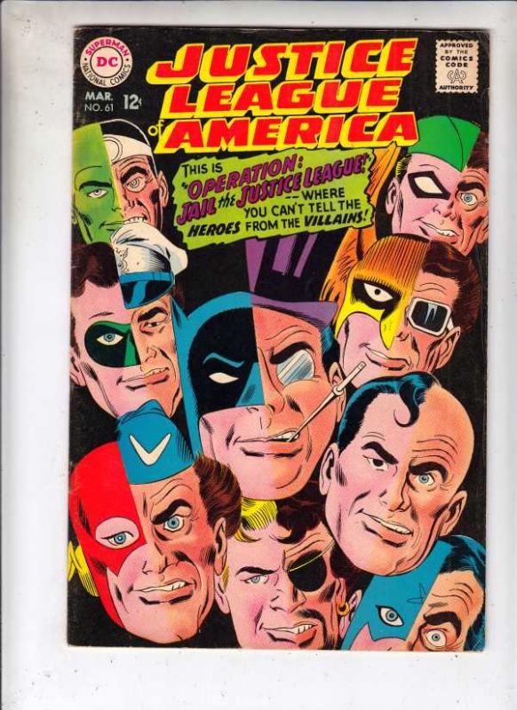 Justice League of America #61 (Mar-68) FN/VF Mid-High-Grade Justice League of...