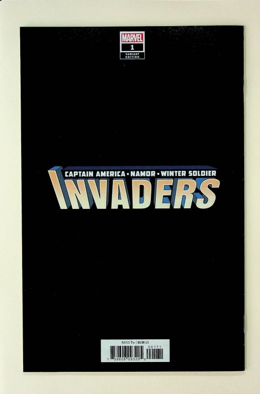 Invaders #1 (Jan 2019, Marvel) Quesada 1:300 B&W Incentive Virgin Variant - NM