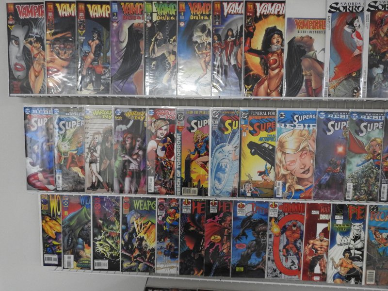 Huge Lot of 160+ Comics W/ Vampirella, Superman, Warlock Avg. VF- Condition!