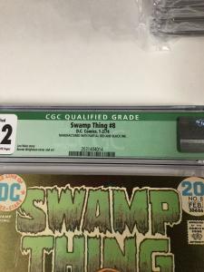 Swamp Thing 8 Cgc 9.2 MANUFACTURING ERROR Only One! Dc Comics