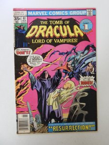 Tomb of Dracula #61  (1977) FN/VF condition