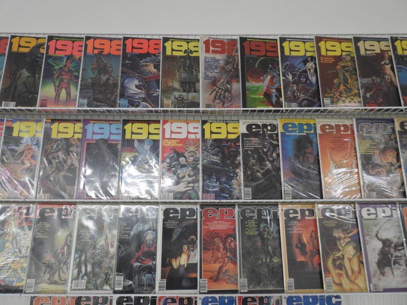 Complete Sets 1984 (1-29), & Epic Illustrated (1-34) Avg VF Condition!