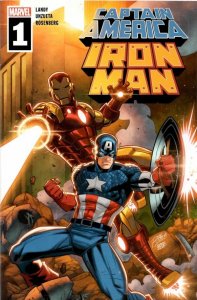 CAPTAIN AMERICA/IRON MAN #01 (2022) RON LIM | WALMART TRADE DRESS