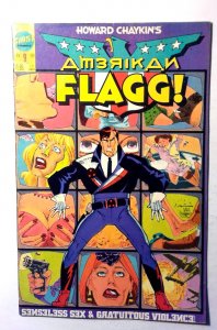 Howard Chaykin's American Flagg #9 (1989) First Comics 1st Print Comic Book