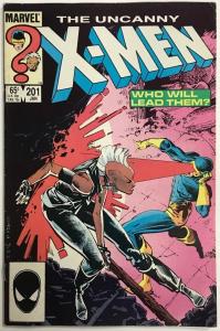 UNCANNY X-MEN#201 FN/VF 1986 MARVEL COMICS 