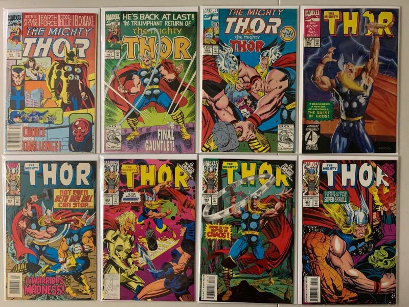 Thor 1st series comics lot #446-502 + 1 annual 26 diff avg 6.0 (1992-96)