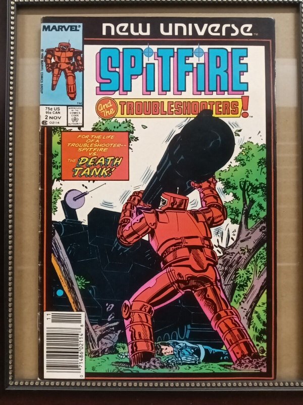 Spitfire and the Troubleshooters #2 Marvel Comics (1986)   P01