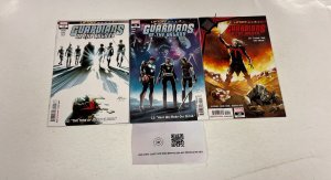 3 Guardians of the Galaxy Marvel Comics books #10 11 12 Ewing 24 JW32