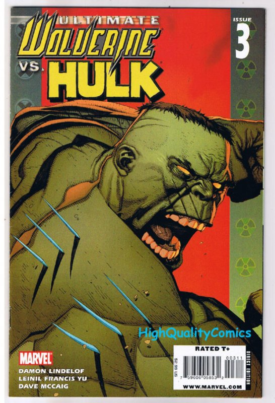ULTIMATE WOLVERINE vs HULK #1 2 3 4 5 6, NM-, Claws vs Brawn, 2006, 1-6 set