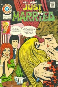 Just Married #105 VG ; Charlton | low grade comic April 1975 Cheating Spouses Co
