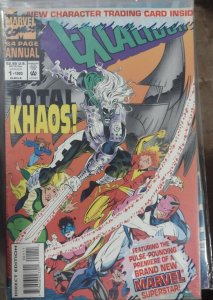 EXCALIBUR ANNUAL # 1  1993  MARVEL DISNEY  KEY POLYBAGGED  1ST KHAOS