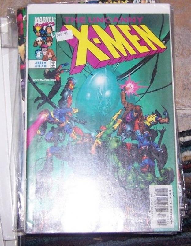 Uncanny X-Men #370 (Jul 1999, Marvel) gambit rogue wolverine avengers hulk