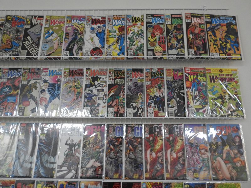 Huge Lot 140+ Comics W/ New Warriors, Savage Dragon, +More! Avg VF Condition!