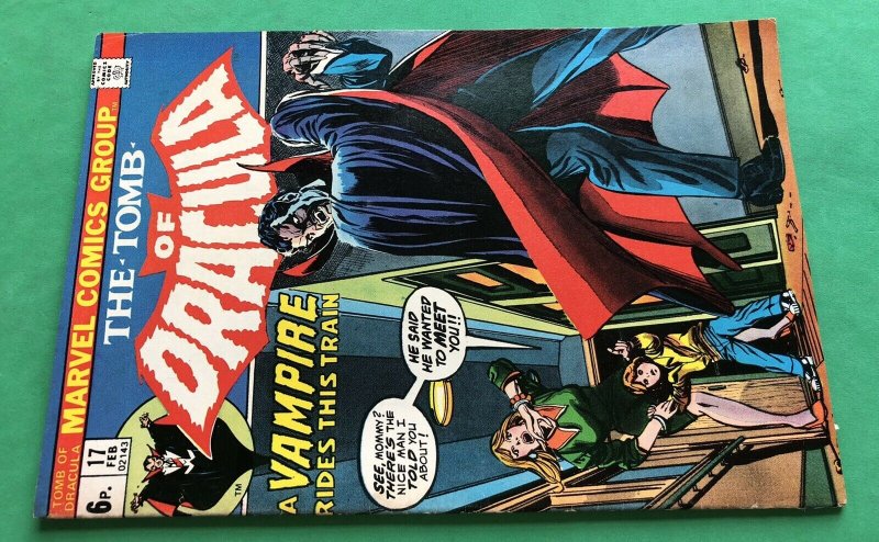 Tomb of Dracula #17 (1974) Blade Bitten By Dracula 