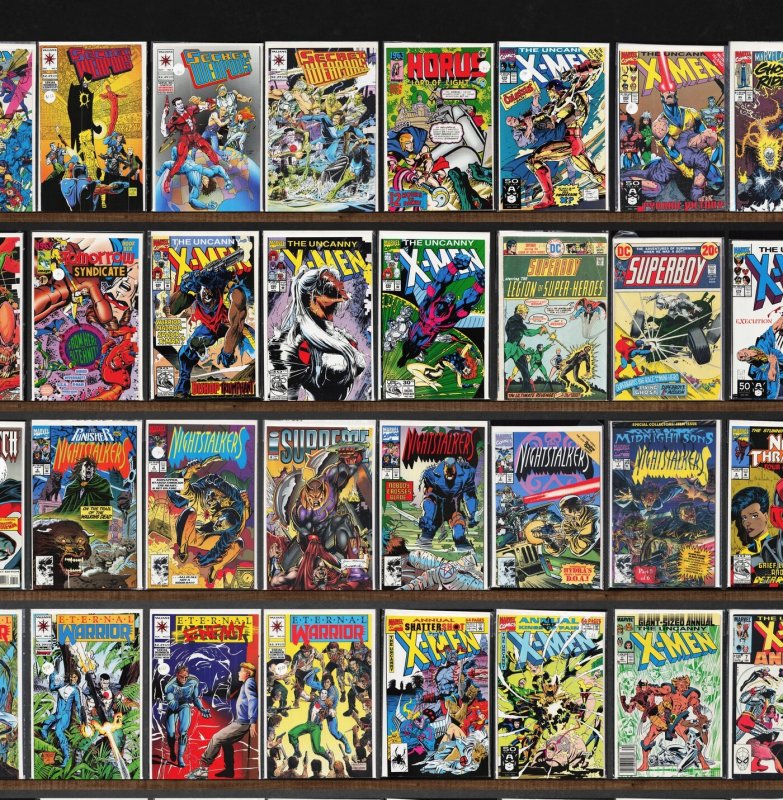 Huge Lot 140+ Comics with Excalibur, The Uncanny X-Men, Eternal Warrior & More!