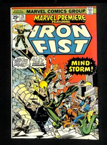 Marvel Premiere #25 VF- 7.5 Iron Fist! 1st John Byrne in Title!