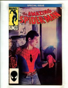 AMAZING SPIDER-MAN #262 (7.5) PHOTO COVER!! 1984