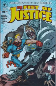 Fist of Justice #8A VF/NM ; Digital Webbing | holofoil variant limited to 50