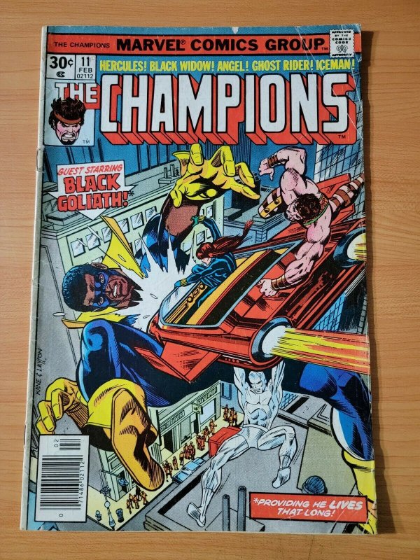 The Champions #11 ~ VERY GOOD VG ~ 1977 Marvel Comics 71486021124
